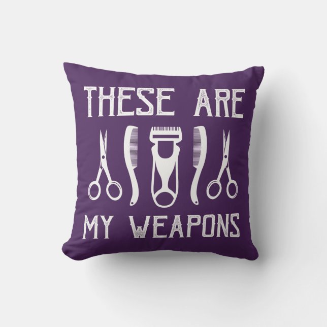 Almofada Estas são minhas armas (Frente)