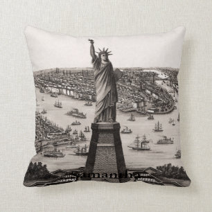 Almofada Estátua da liberdade no porto de New York