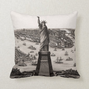 Almofada Estátua da liberdade no porto de New York