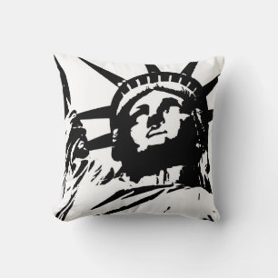 Almofada Estátua de Arte pop da Liberdade Americana MoJo Tr