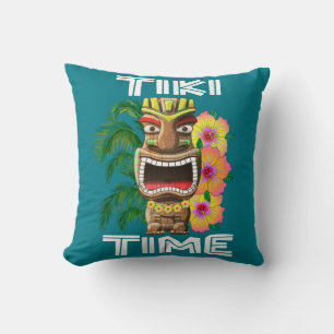 Almofada Estátua de Tiki das ilhas havaianas