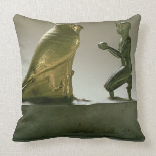 Almofada Estátua do rei Taharqa que adora o falcão-deus