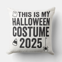 Almofada Este É O Meu Figurino De Halloween 2025