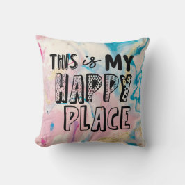 Almofada Este É O Meu Travesseiro De Lugar Feliz