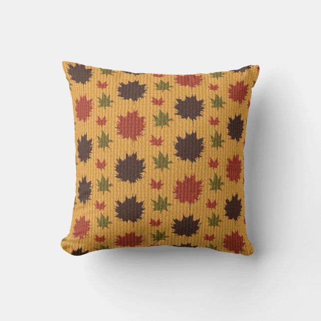 Almofada Este é um travesseiro decorativo de pontos. (Frente)