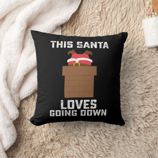 Almofada Este Papai Noel Ama Descer Natal Engraçado (Cobertor)