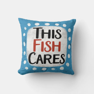 Almofada Este Peixe Custa Travesseiro decorativo