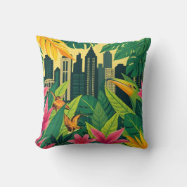 Almofada Estética da selva urbana