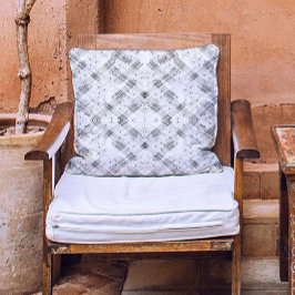 Almofada Estética Floral a preto e branco