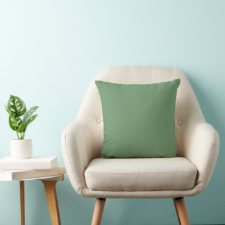 Almofada Estética Minimalista Verde Salgueiro