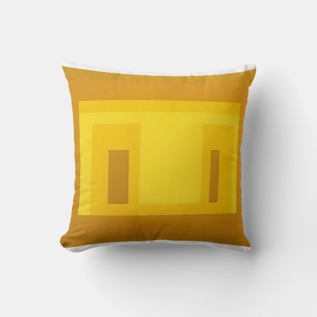 Almofada estilo artístico de Josef Albers (Frente)