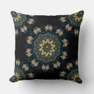 Almofada Estilo Asiático Dourado e Verde 2