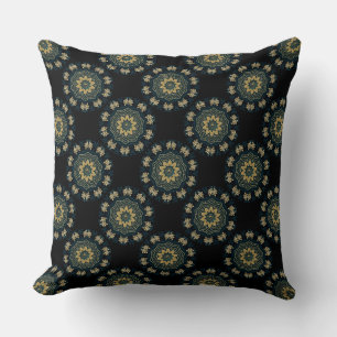 Almofada Estilo Asiático Dourado e Verde 3
