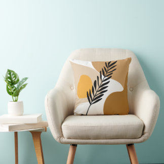 Almofada Estilo Boho de cor terrestre