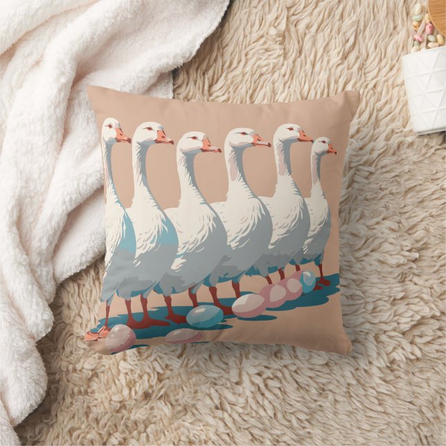 Almofada Estilo de Cut-Out de Seis Gansos A-Lay 3 (Cobertor)