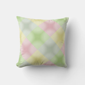 Almofada Estilo de Estilo do Pastel Amarelo Verde Rosa