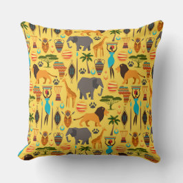 Almofada Estilo de vida africano