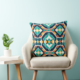 Almofada Estilo do século Médio inspirado no mosaico - Padr