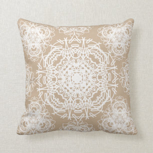 Almofada Estilo Floral do Vintage Damask Padrão