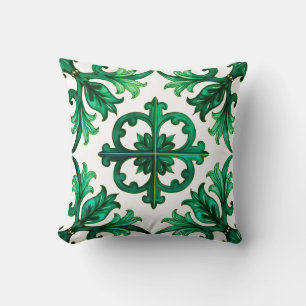 Almofada Estilo italiano,mosaico,Travesseiro decorativo ver