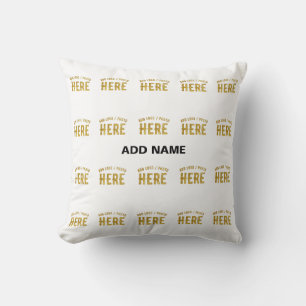ALMOFADA ESTILO MODERNO PERSONALIZÁVEL BRANCO VERIFICADO MA