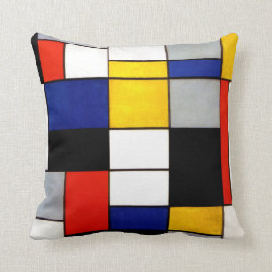Almofada Estilo Mondrian Pimentão Fauvism Arte holandesa