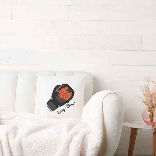 Almofada estilo Muay Thai. (Sofá)