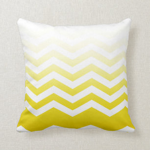 Almofada Estilo Ombre Chevron! amarelo