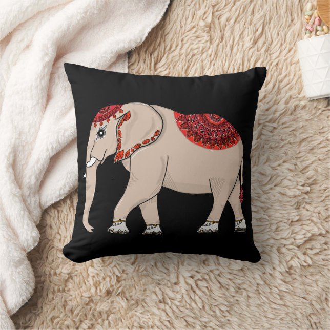 Almofada Estilo tailandês elefante (Cobertor)