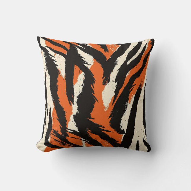 Almofada estilo tigre animalier (Frente)