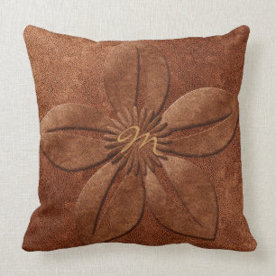 Almofada Estilo Vintage Antigo Flor Texturizado Claro De Co