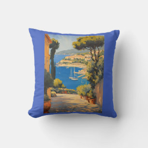 Almofada Estilo Vintage Cote D'Azur - Viagem