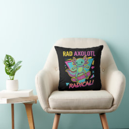 Almofada Estilo vintage dos anos 90 Axolote Skate Rad neon