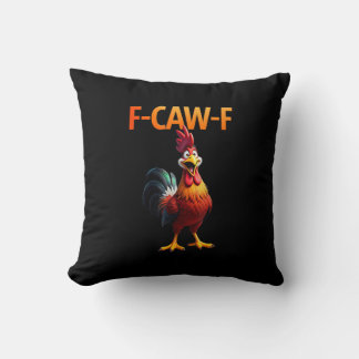 Almofada Estilo Vintage Gótico Galinha F Caw F Engraçado