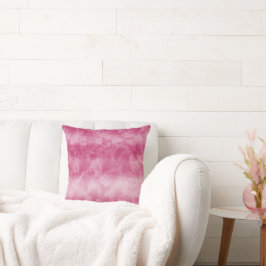 Almofada Estirpes de Mão Cor-de-Rosa Esbranquiçada