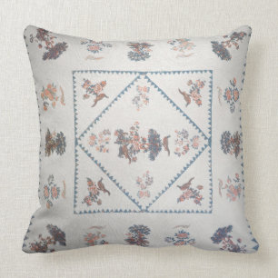 Almofada Estofe no "Broderie Perse", c.1800 (aplicado,