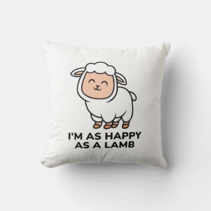 Almofada Estou tão feliz como uma lata