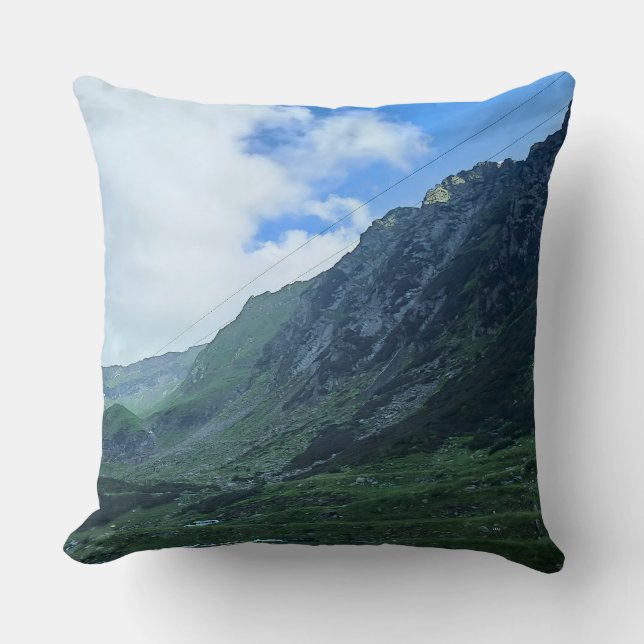 Almofada Estrada da Montanha Transfagarasan - Romênia (Frente)