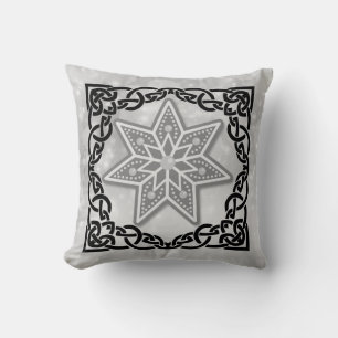 Almofada Estrela com quadro elegante