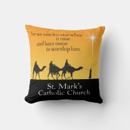 Almofada Estrela de Bethlehem dos Três Sábios Personalizado