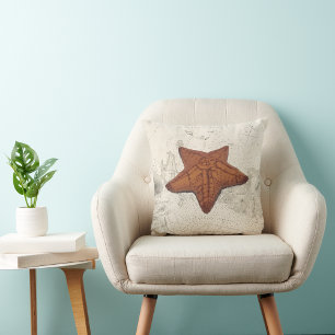 Almofada Estrela do Mar de Cushion: Uma Foca Náutica
