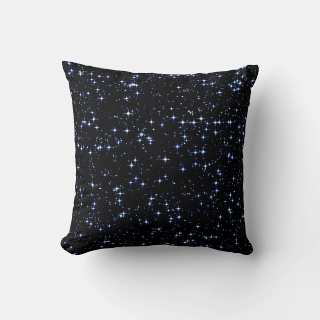 Almofada Estrelas brilhantes no céu noturno (Frente)