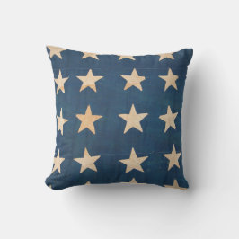 Almofada Estrelas da bandeira dos E.U. do vintage
