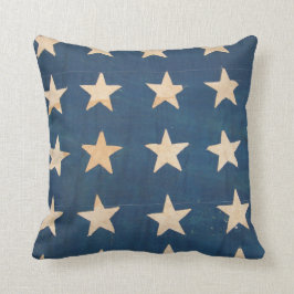 Almofada Estrelas da bandeira dos E.U. do vintage