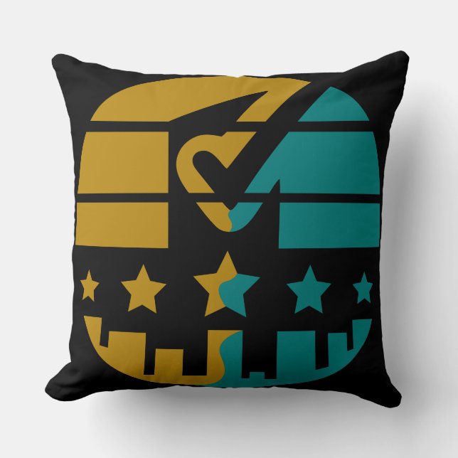 Almofada Estrelas de Aprovação - Uma Perspectiva Moderna (Frente)