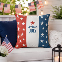 Estrelas do 4 de Julho – Vermelho, Branco e Azul P