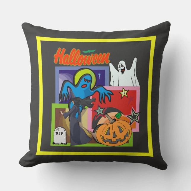 Almofada Estrelas do Halloween - (Frente)