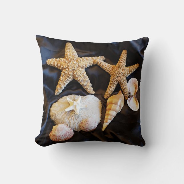 Almofada estrelas do mar praia de sealife foto de vida (Frente)