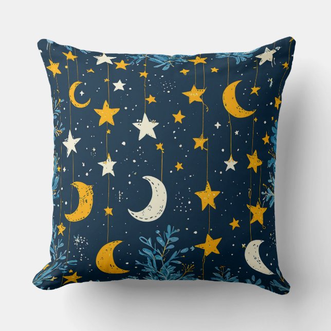 Almofada Estrelas e céu noturno (Frente)
