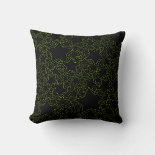 Almofada Estrelas, Estrelas, Estrelas - Verde limão